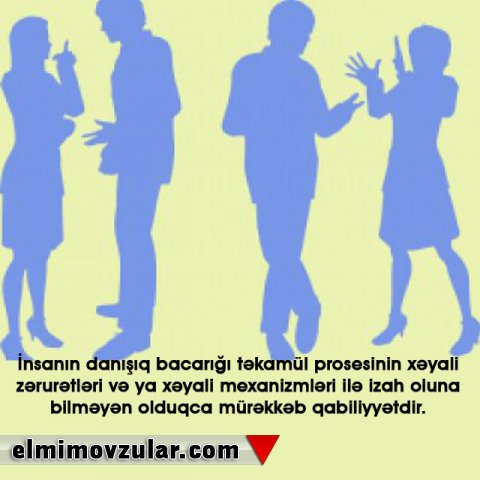 Nitqin mənşəyi: təkamül fərziyyəsinin paradoksu